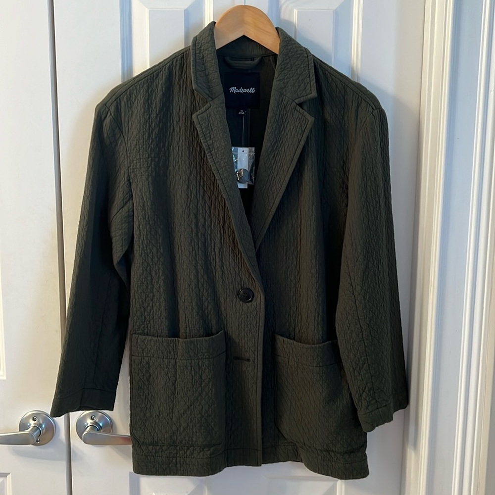 Quilted Boyfriend Blazer by Madewell